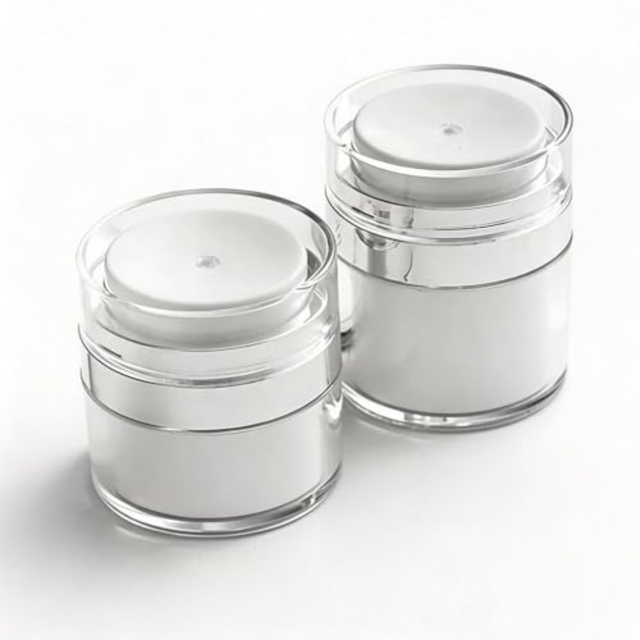 Luxury Skincare Jars - 15ml and 30ml Clear Airs Pump