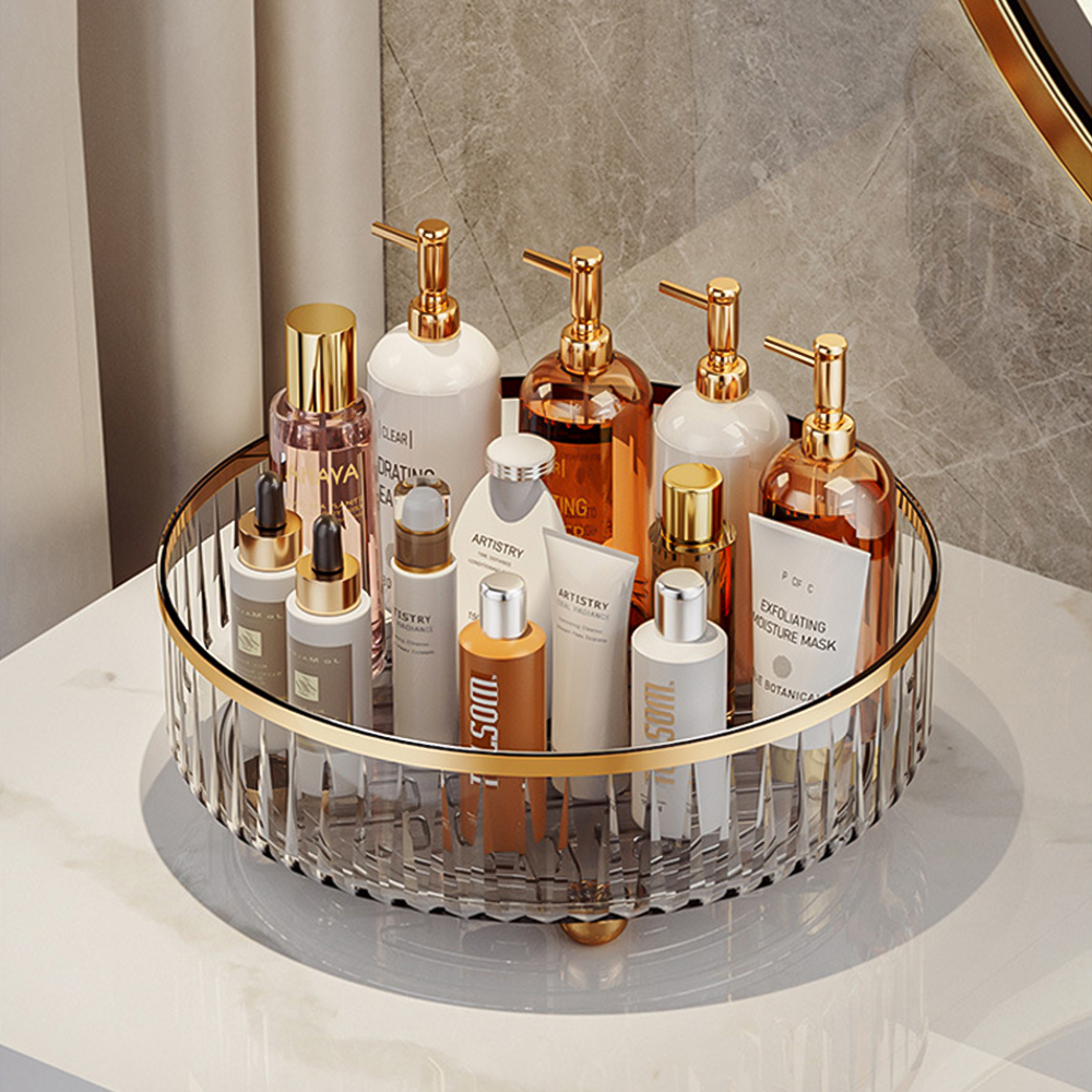Luxury Skincare Tray - 1/2 Layers Rotating Perfume Organizer For