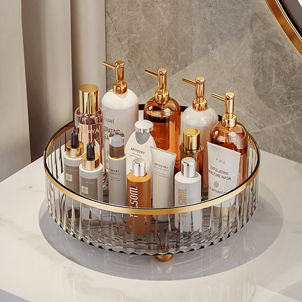 Luxury Skincare Tray - 1/2 Layers Rotating Perfume Organizer For
