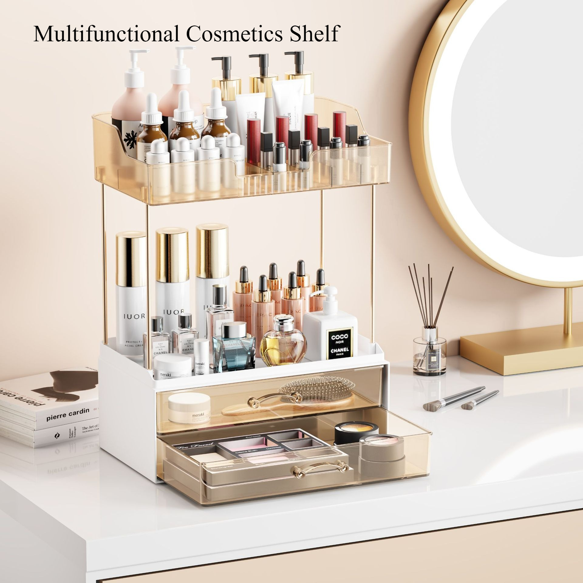Luxury Skincare Tray - Luxury Makeup Organizer - Vanity Desktop
