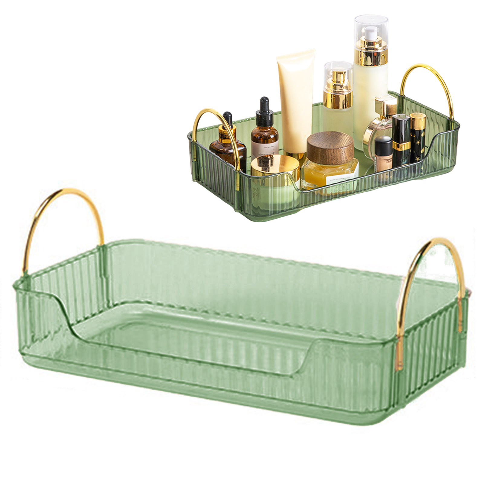 Bathroom Organizer Rack Light  - مراجعة Luxury Skincare Tray وسعره