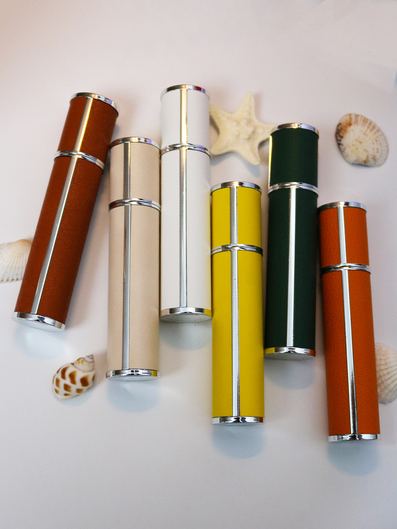 10ml luxury leather wrapped gl - مراجعة Luxury Skincare Bottles وسعره