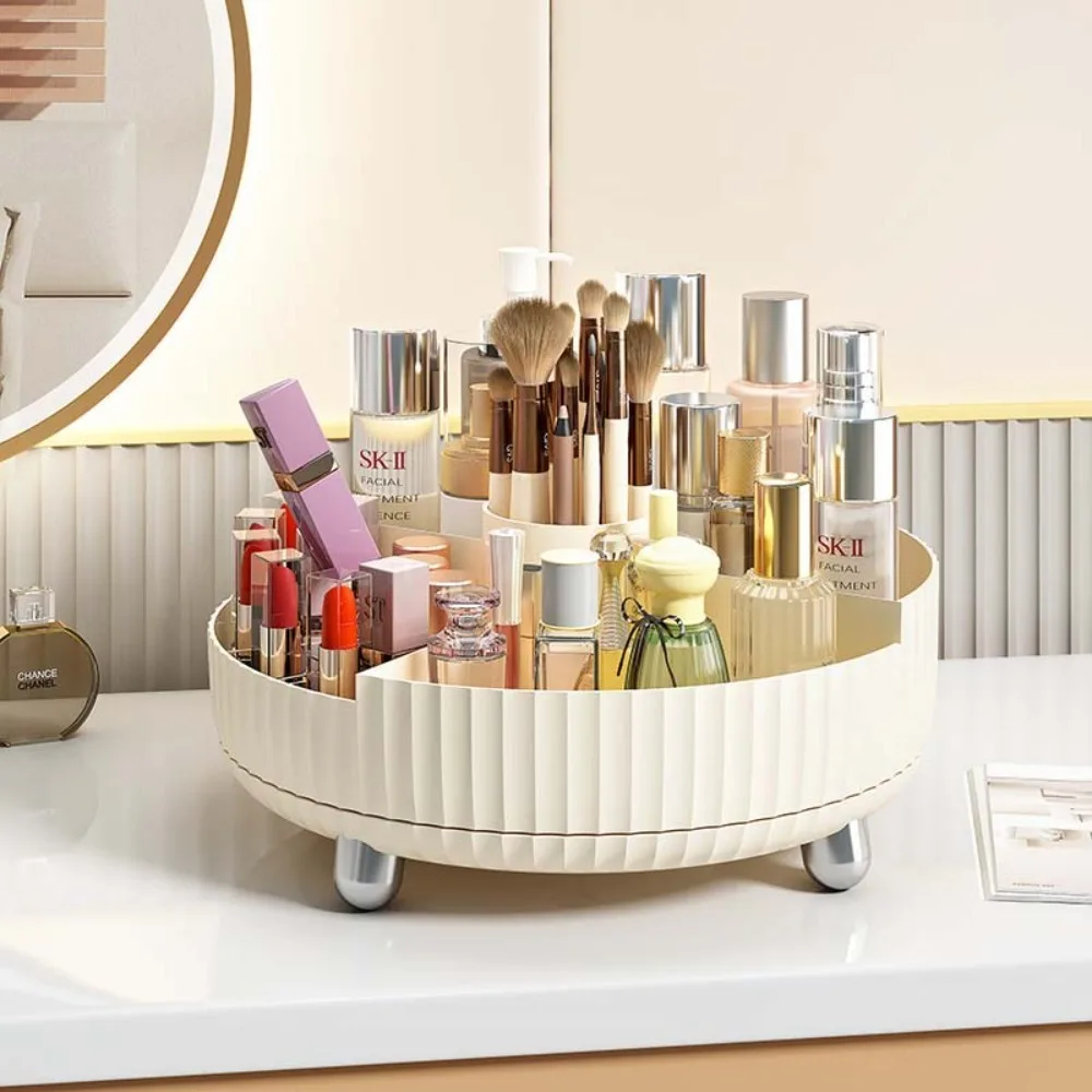 Rotating Luxury Cosmetics Stor - مراجعة Luxury Skincare Tray وسعره