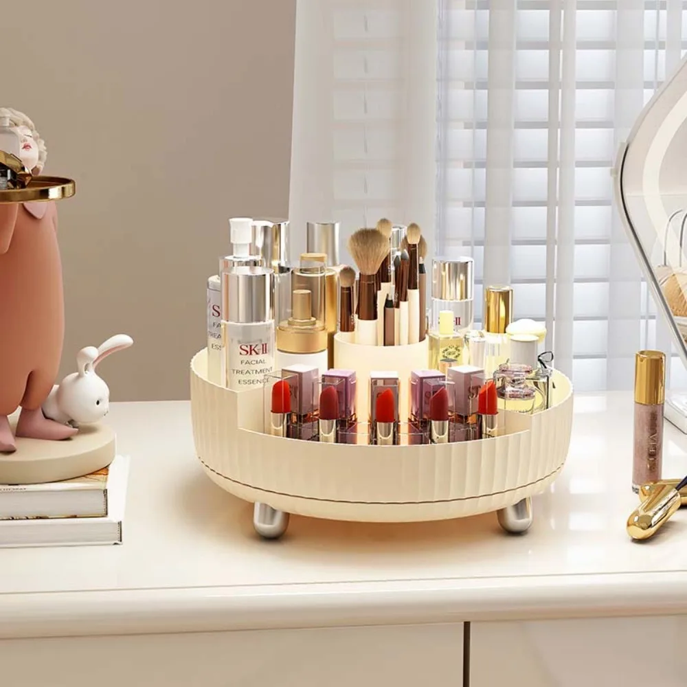 Rotating Luxury Cosmetics Stor - مراجعة Luxury Skincare Tray وسعره