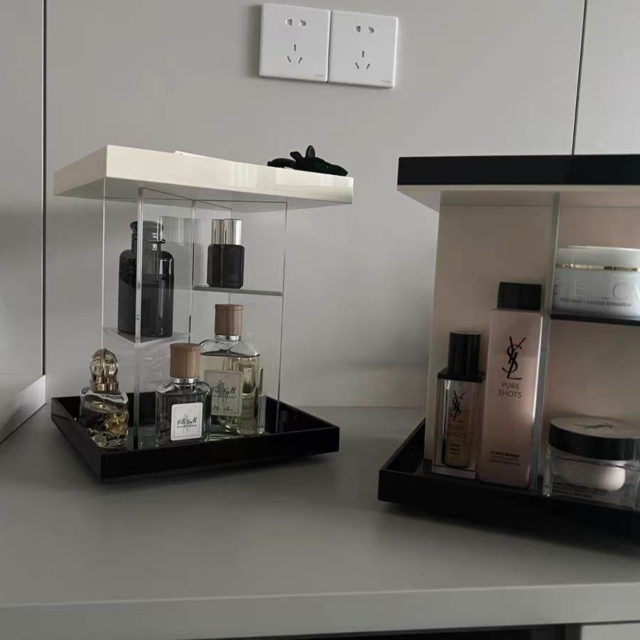 Luxury Acrylic Cosmetic Storag - مراجعة Luxury Skincare Tray وسعره