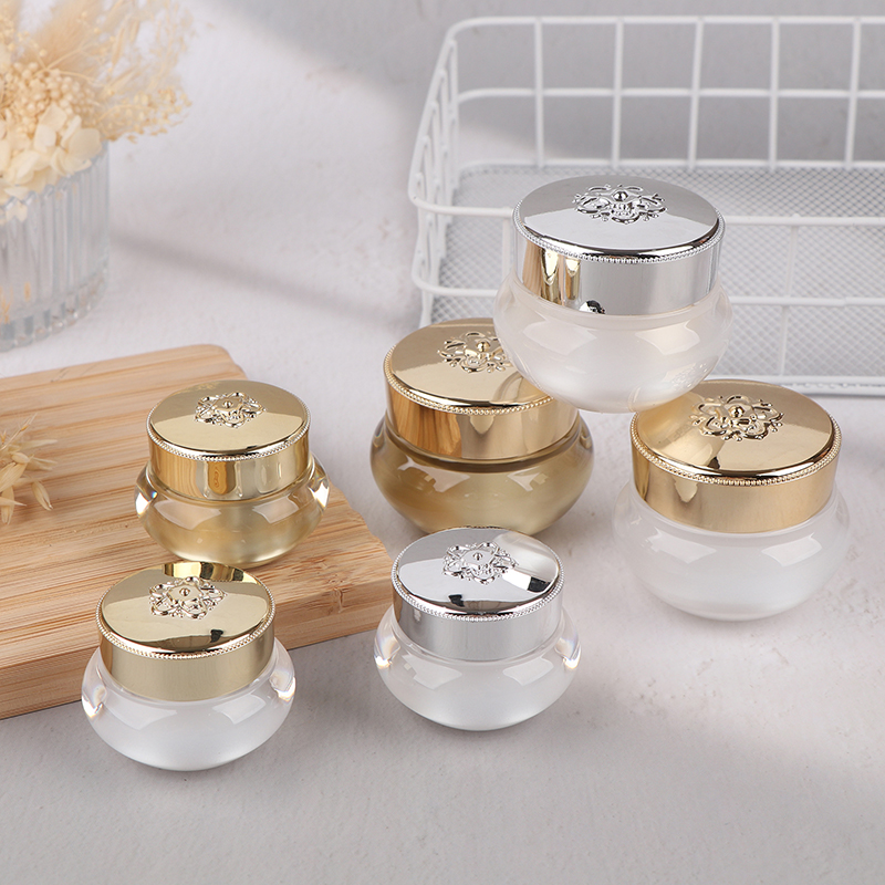 Acrylic Empty Travel Cream Jar - مراجعة Luxury Skincare Bottles وسعره