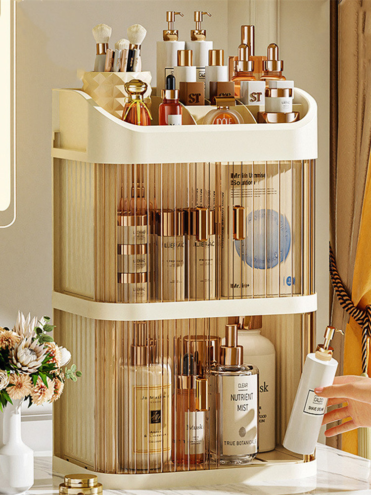 Cosmetics Storage Box Desktop  - مراجعة Luxury Skincare Dupes وسعره