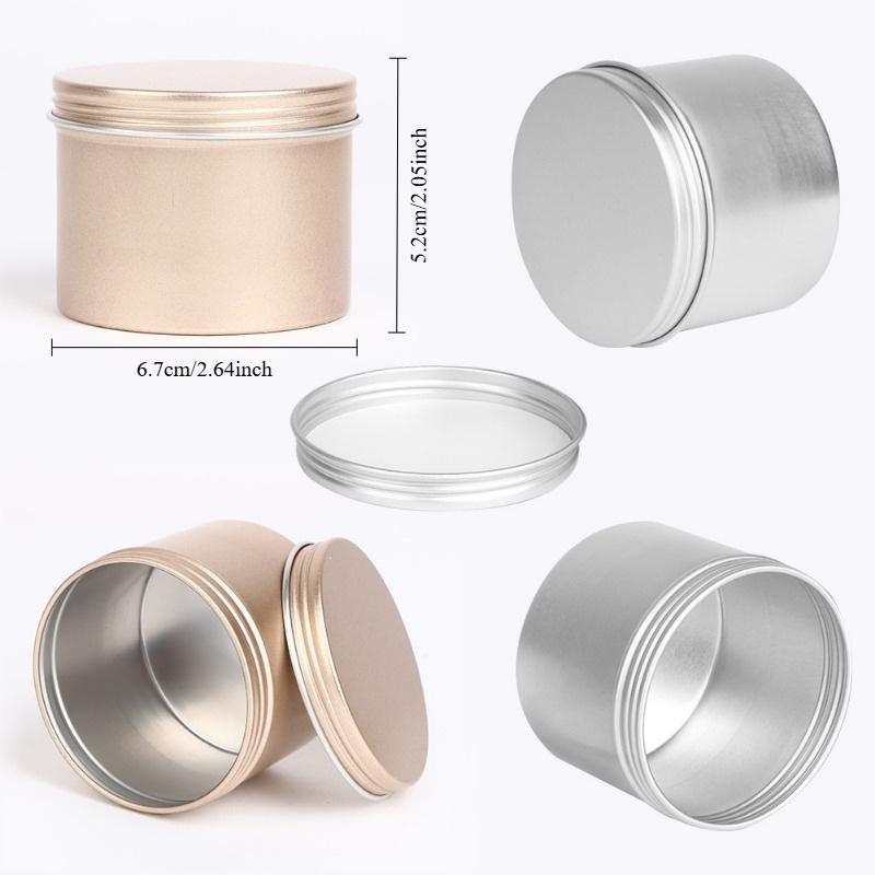 5Pcs Luxury Candle Jars with L - مراجعة Luxury Skincare Jars وسعره