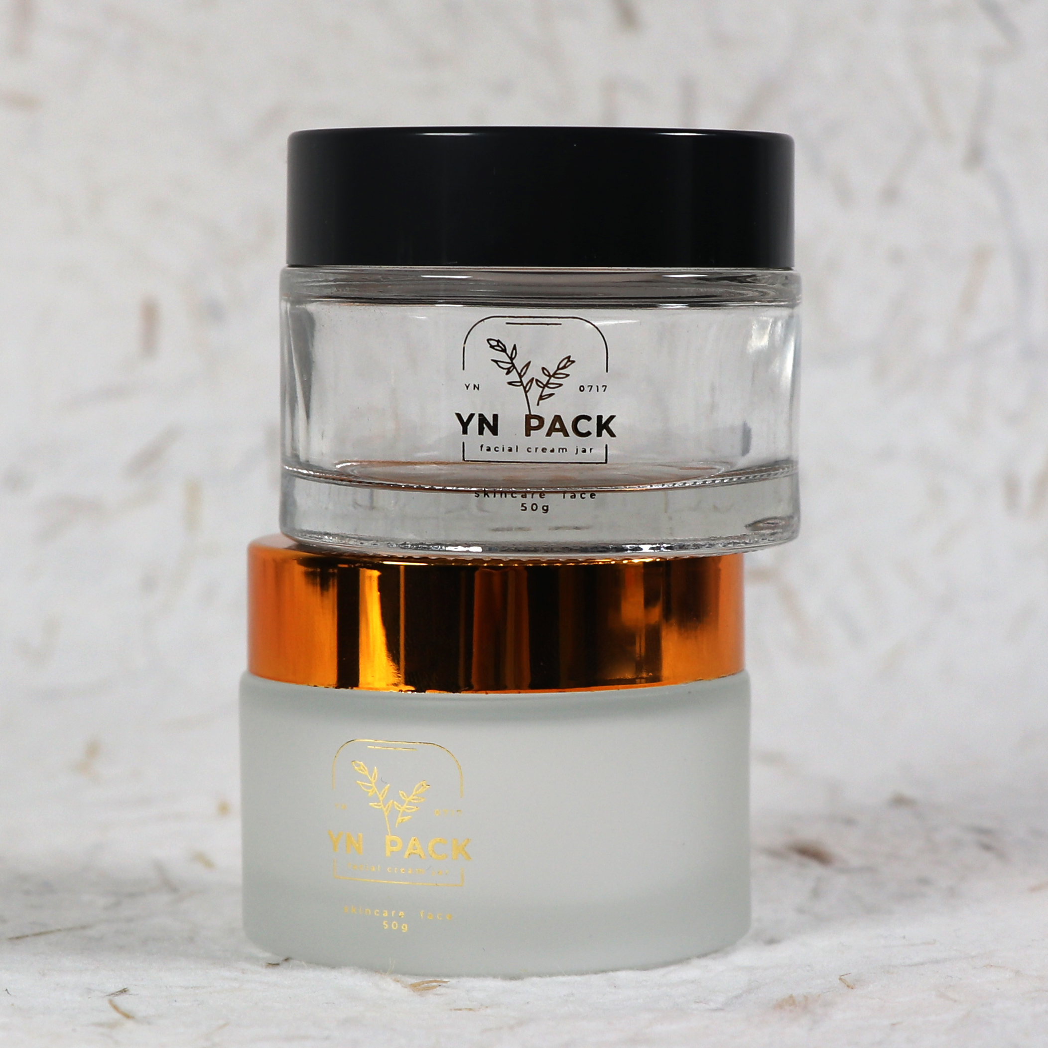 luxury glass jar Wholesa frost - مراجعة Luxury Skincare Jars وسعره
