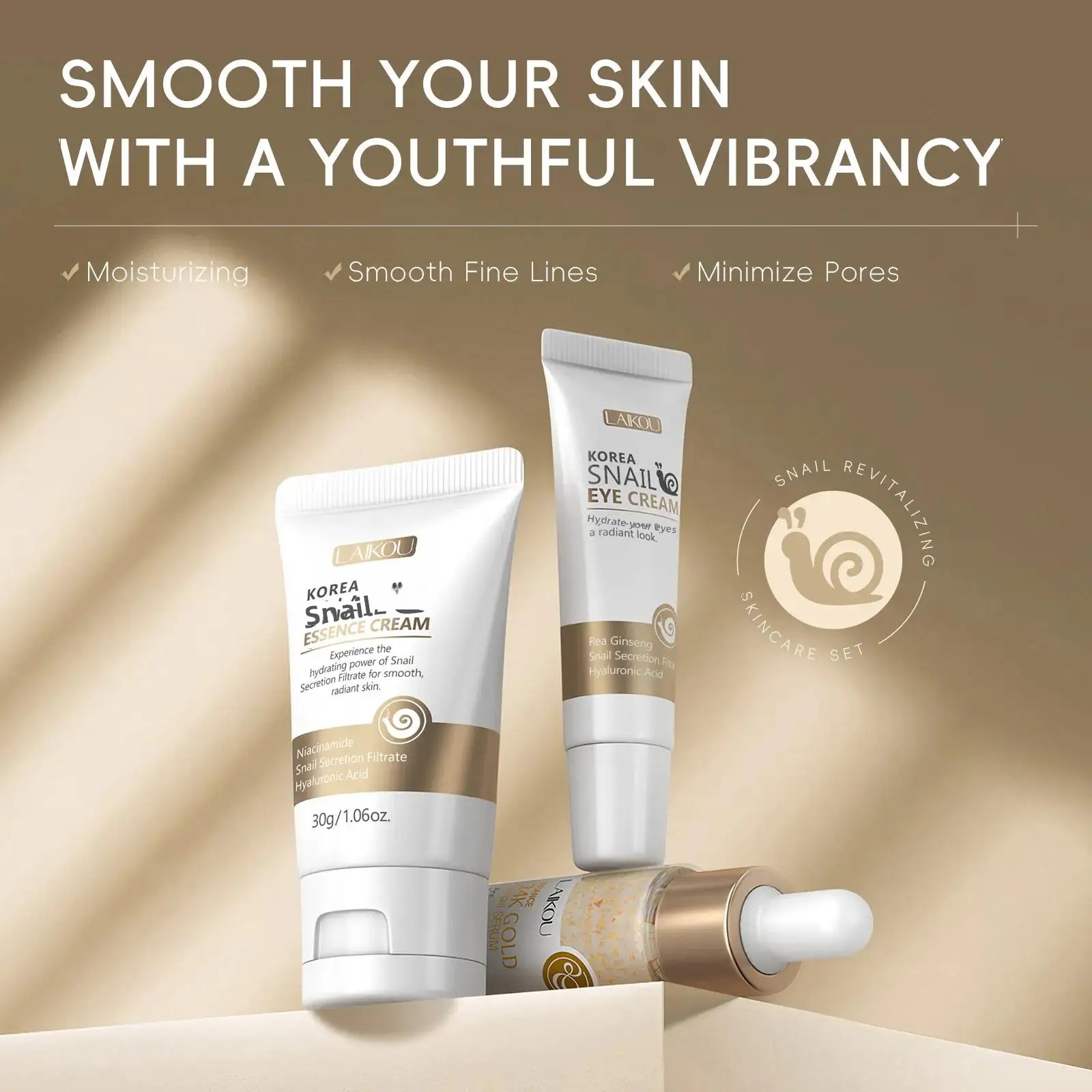 24K Gold Snail Repair Serum Ey - مراجعة Luxury Skincare Essence وسعره
