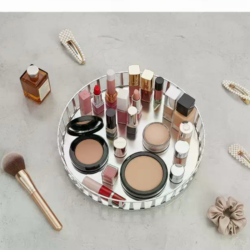 Rotating Perfume Organizer For - مراجعة Luxury Skincare Tray وسعره