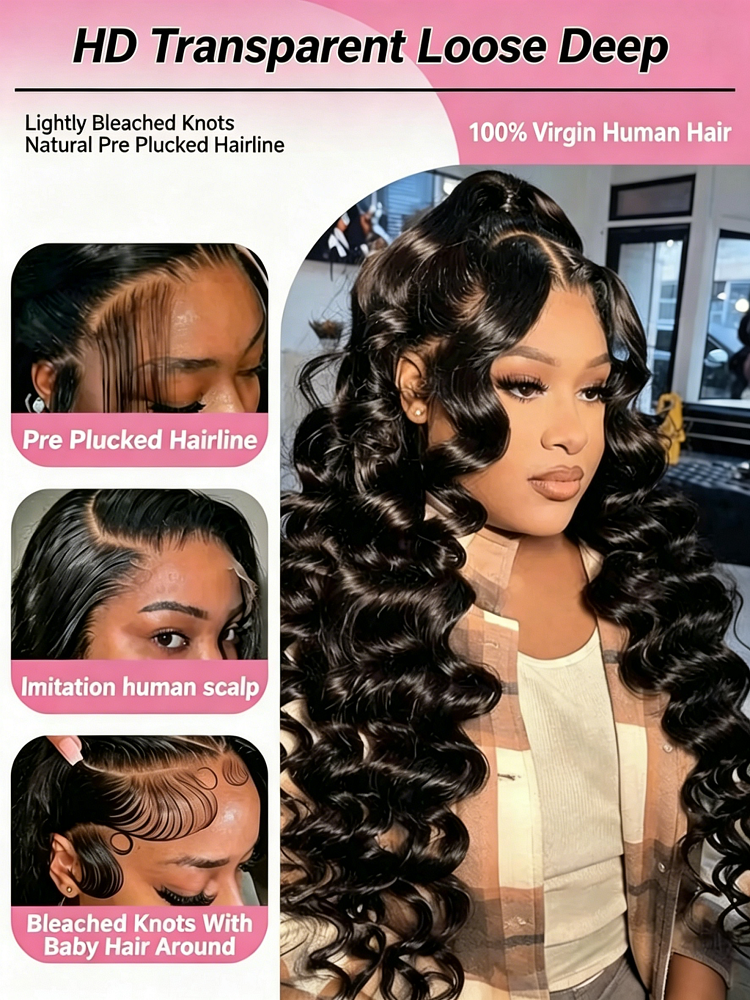 13x6 HD Loose Deep Wave Lace F - مراجعة Ultra Luxury Skincare وسعره