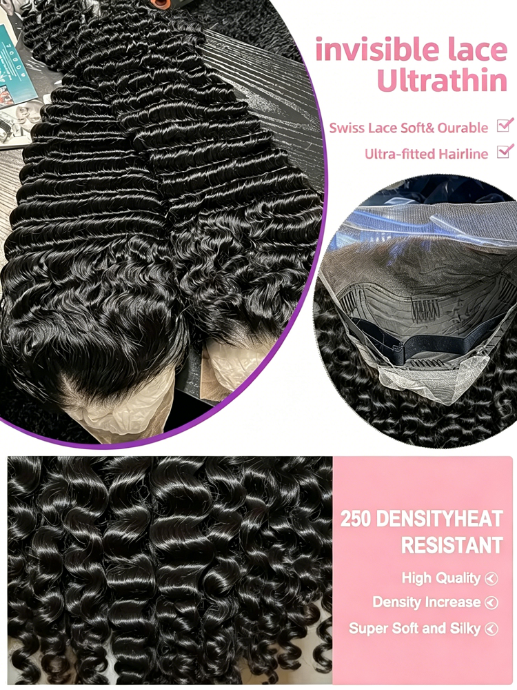 13x6 HD Loose Deep Wave Lace F - مراجعة Ultra Luxury Skincare وسعره