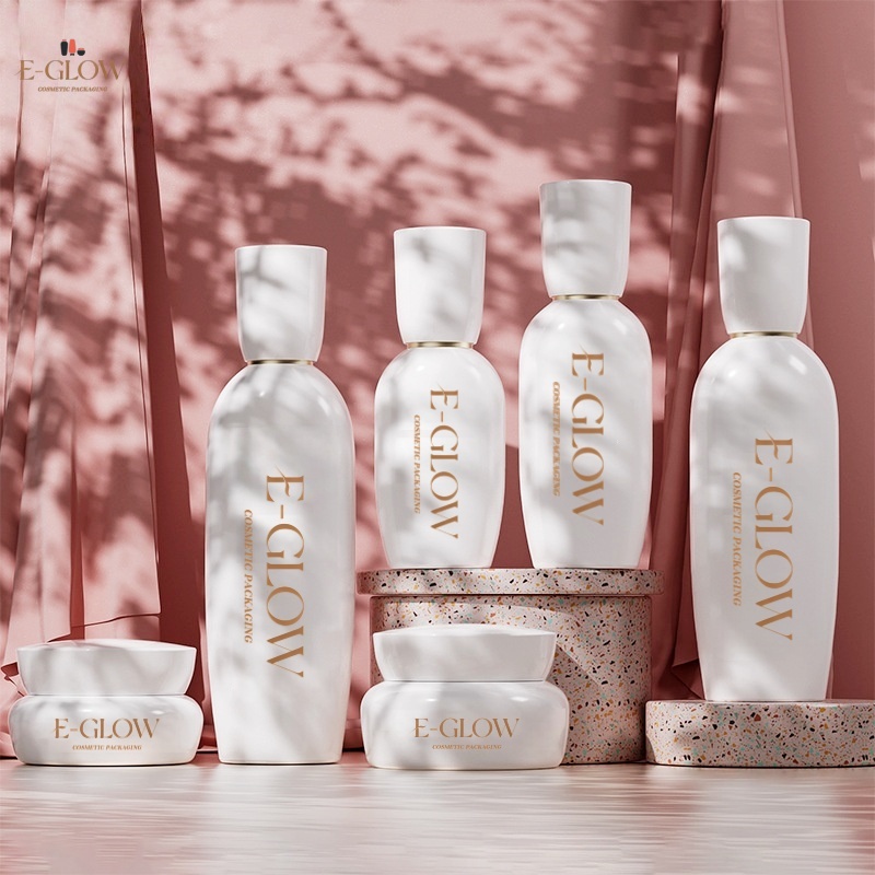 【Logo Custom】1Pcs Luxury White - مراجعة Luxury Skincare Jars وسعره