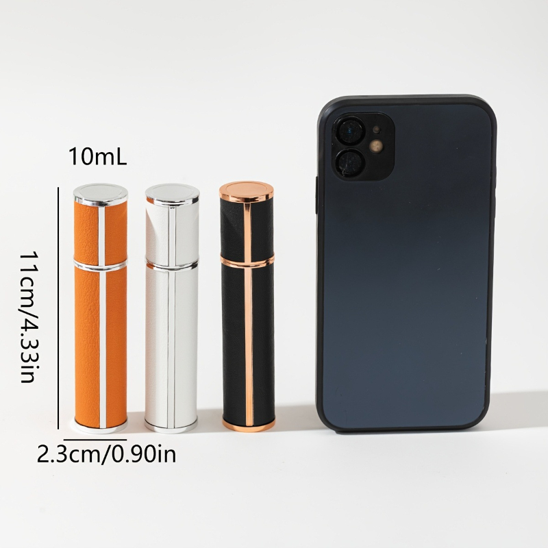 Luxury Leather Wrapped 10ml Gl - مراجعة Luxury Skincare Bottles وسعره