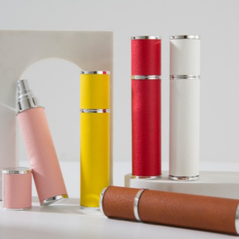 Luxury Leather Wrapped 10ml Gl - مراجعة Luxury Skincare Bottles وسعره