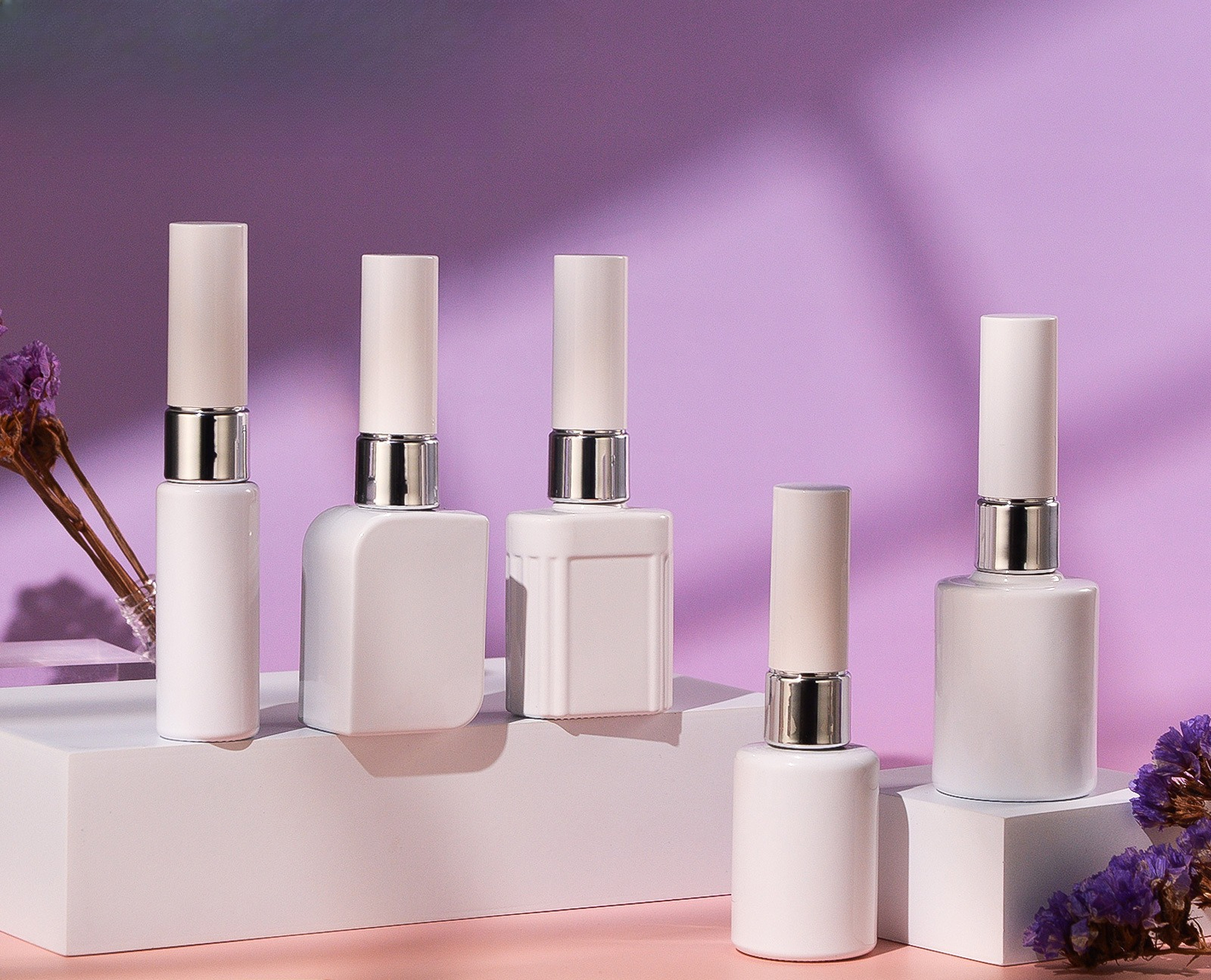 ‌8ml/10ml/15ml White Glass Emp - مراجعة Luxury Skincare Bottles وسعره