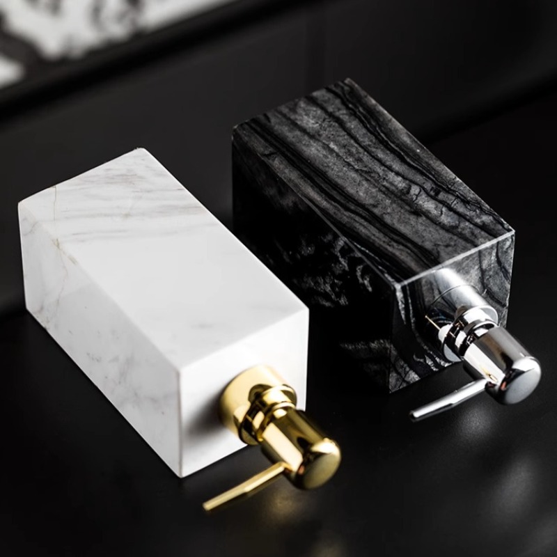 Natural Marble Soap Dispenser  - مراجعة Luxury Skincare Jars وسعره