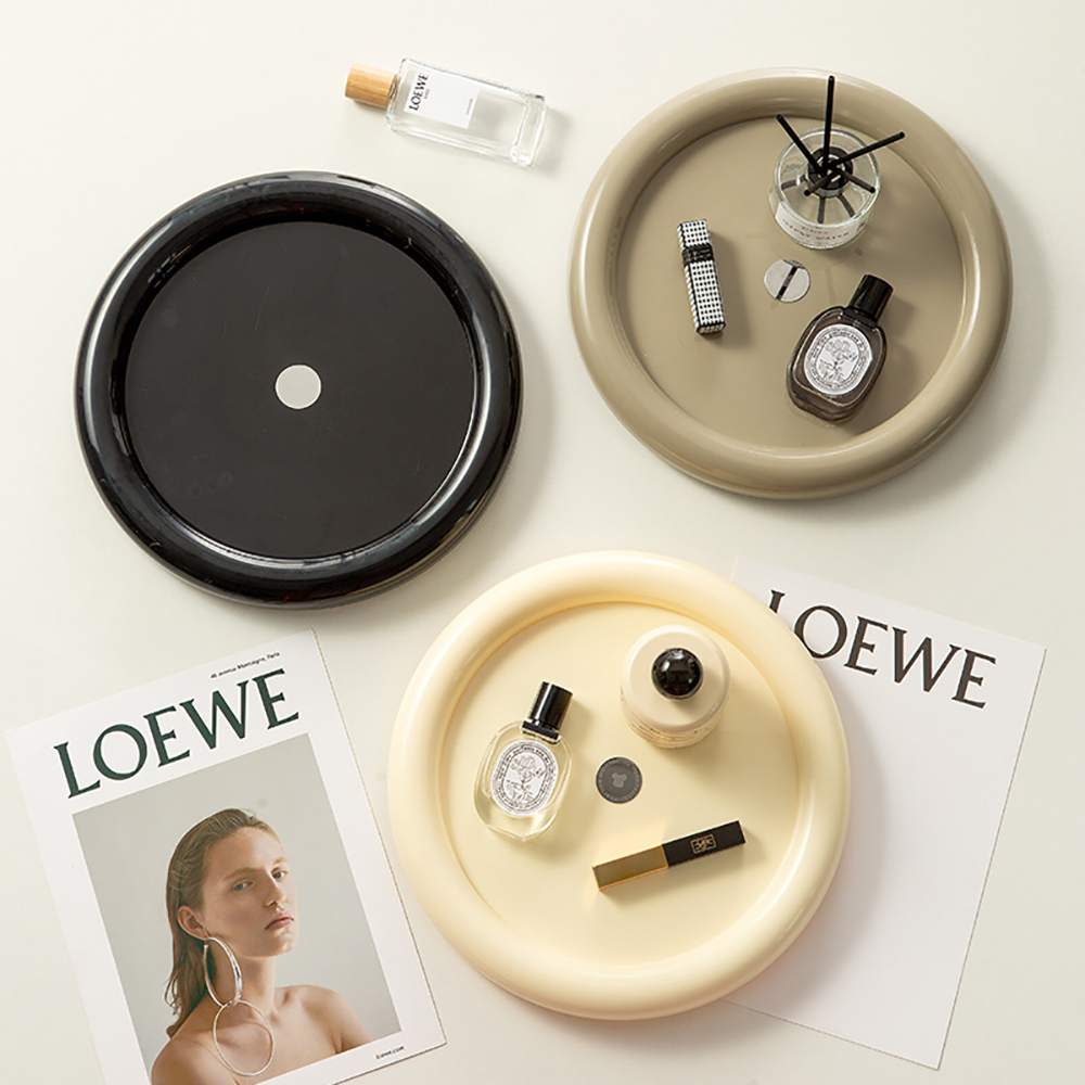 Rotating Cosmetic Organizer Li - مراجعة Luxury Skincare Tray وسعره