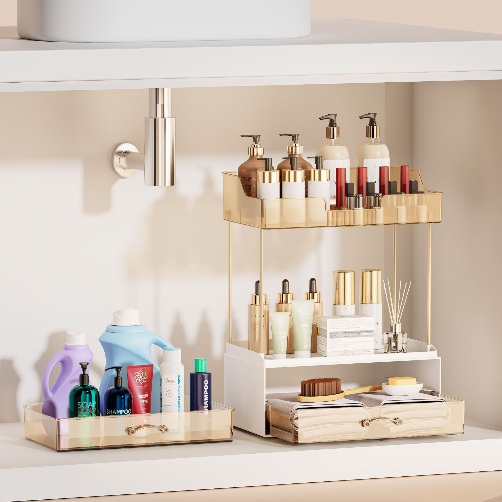 Luxury Makeup Organizer - Vani - مراجعة Luxury Skincare Tray وسعره